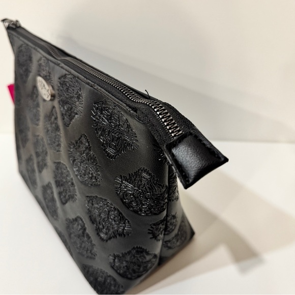 Ed Hardy Black Tiger Embossed Cosmetic Bag - Picture 2 of 11